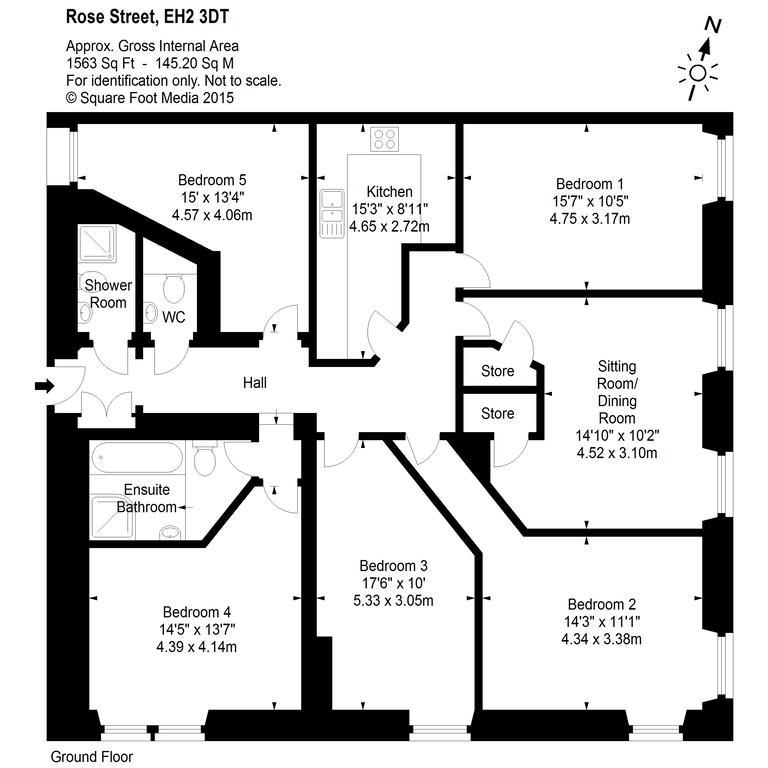 Rose Street Residence Édimbourg Chambre photo
